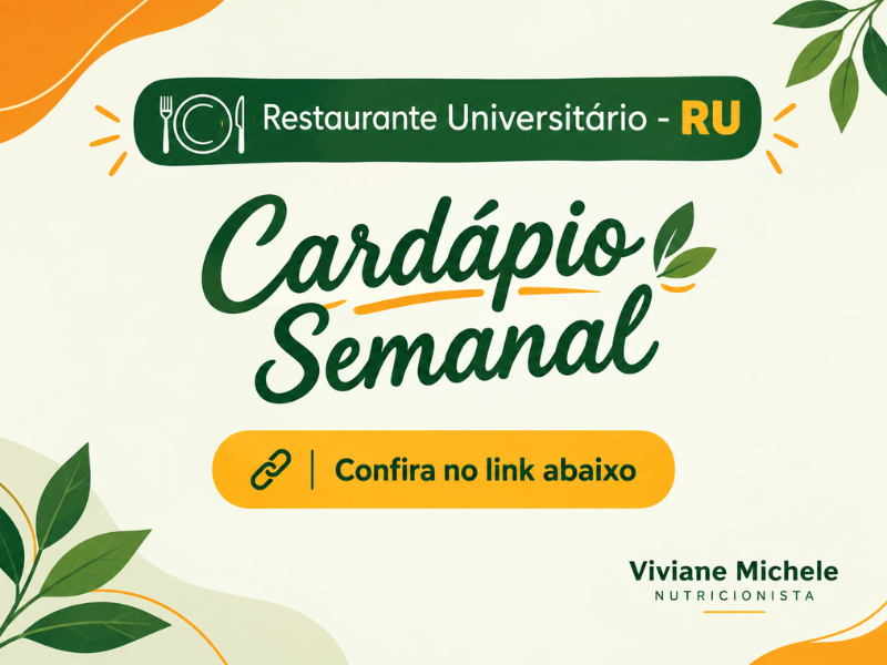 Cardápio Semanal do RU